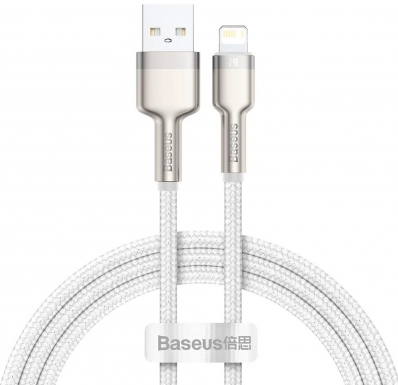 Cabo USB-A para Lightning Baseus Cafule Series CALJK-B02 (2 Metros) - Branco