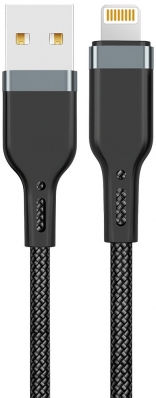 Cabo USB-A para Lightning Wiwu Platinum PT01 (1.2 Metros) - Preto