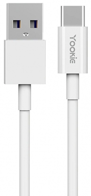 Cabo USB-A para USB-C Yookie CB1 (1 Metro) - Branco