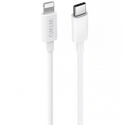 Cabo USB-C para Lightning Wiwu G90 1 Metro - Branco