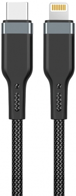 Cabo USB-C para Lightning Wiwu Platinum PT04 (1.2 Metros) - Preto