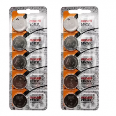 Bateria Maxell CR2025 c/ 10 Unidades