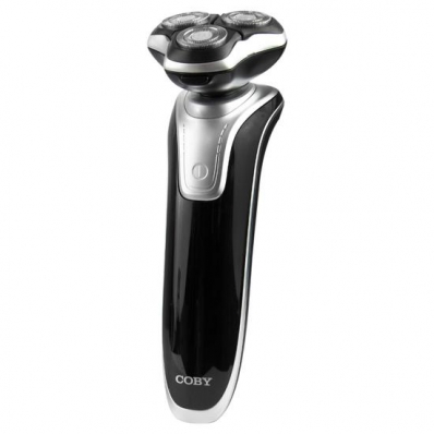 Barbeador Eletrico Coby CY3370-7111 - A Prova DAgua - Recarregavel/USB - Preto