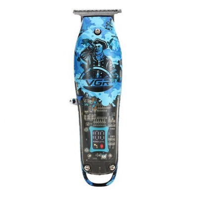 Barbeador Eletrico VGR V-923 - Recarregavel - Azul