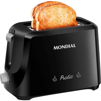 Torradeira Mondial Pratic T-18 700 W 220V - Preto