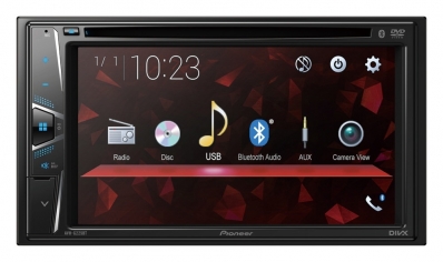 Toca DVD Pioneer AVH-G225BT - USB/Aux/BT/Tela Touch 6.2"