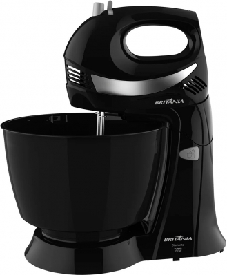 Batedeira Britania Diamante 4.3L 400W (220V) - Preto