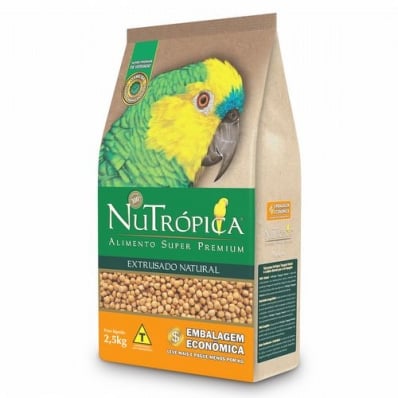 NUTROPICA PAPAGAIO NATURAL 2,5 KG