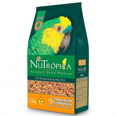 NUTROPICA PAPAGAIO C/ FRUTAS 2,5 KG