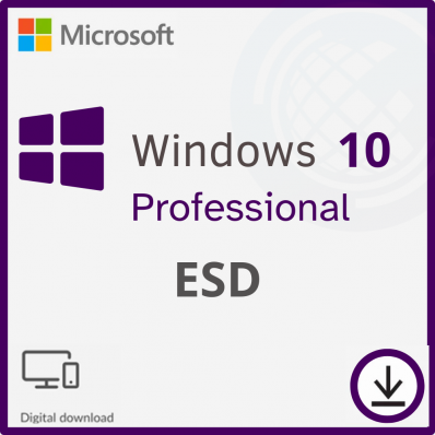 Microsoft Windows 10 Pro - 32 / 64 Bits ESD FQC-09131