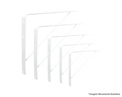 Suporte P/Prateleira Japones Reforcada Br 15Cm. c/12pcs
