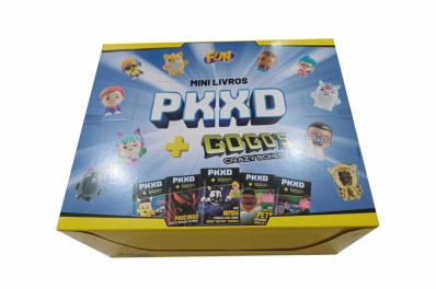 PKXD Gogos Crazy bones miniatura 3D - Display Box com 40 pacotes