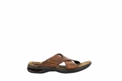SANDALIA PEGADA ANILINA SLIDE 131952 - MASCULINO