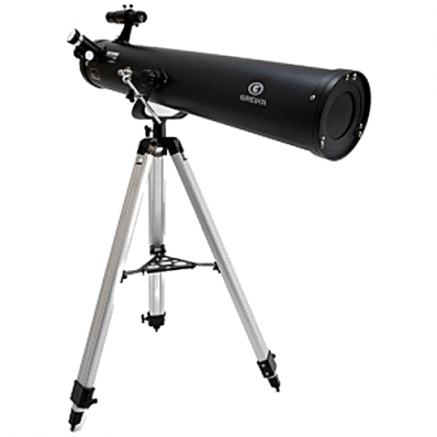 Telescópio astronômico Azimutal Newtoniano 900x114mm com tripé e acessórios