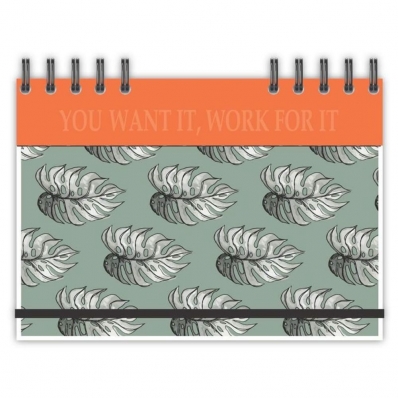 Planner de mesa espiral risque 104 fls 170x240mm 70g imperial
