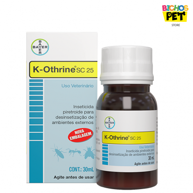 Mata Barata Formiga Mosca Inseticida K-Othrine SC 25 Bayer 30 ml