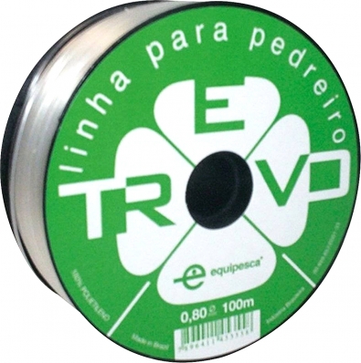 Linha para pedreiro lisa, 0,8 mm x 100 m TREVO 051013