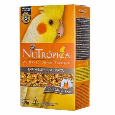 NUTROPICA FARINHADA CALOPSITA MEL E OVOS - 200 G