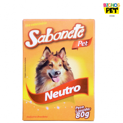 Sabonete para Cães e Gatos Pet Neutro 80 g