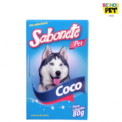 Sabonete para Cães e Gatos Pet Coco 80 g
