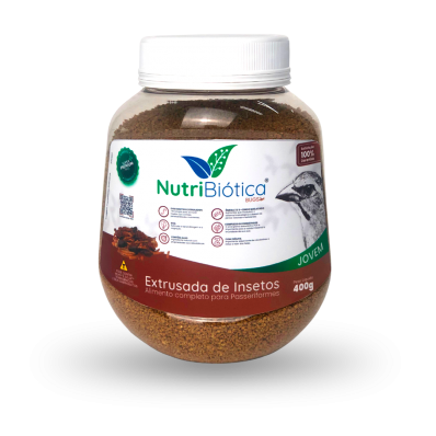 NUTRIBIÓTICA EXTRUSADA INSETOS TRINCA FERRO JOVEM - 400 G