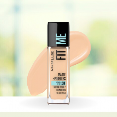 Base Para Rosto Maybelline Fit Me Mate+Poreless - 120 Classic Ivory