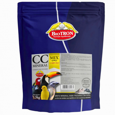 BIOTRON CC MINERAL MIX COM CARVÃO - 1,5 Kg