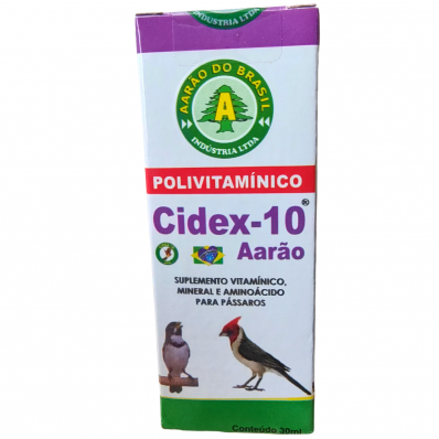 CIDEX 10 POLIVITAMÍNICO - AARÃO - 30 ML