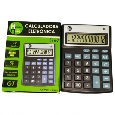 CALCULADORA ELETRÔNICA DE MESA 12 DÍGITOS