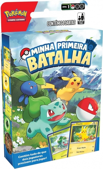 Deck Pokémon: Minha primeira batalha - Pikachu e Bulbassaur