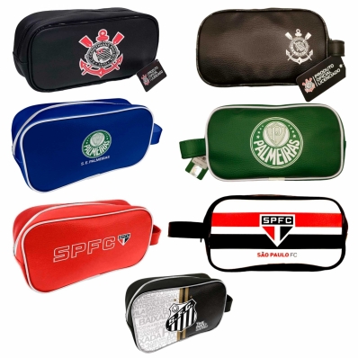 NECESSAIRE DE VIAGEM GRANDE TIMES DE FUTEBOL