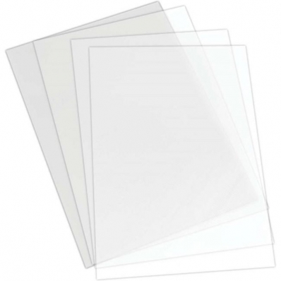Capa pvc encadernação 0.30mm A4 210x297mm cristal line 100un