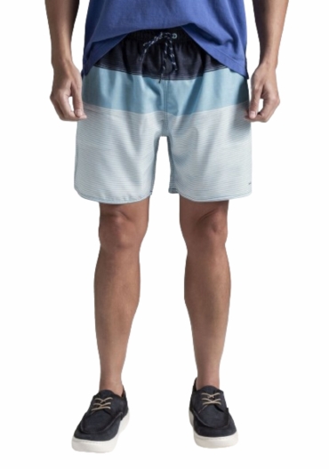 SHORT HANGAR33 TECIDO PLANO COM LISTRAS - MASCULINO