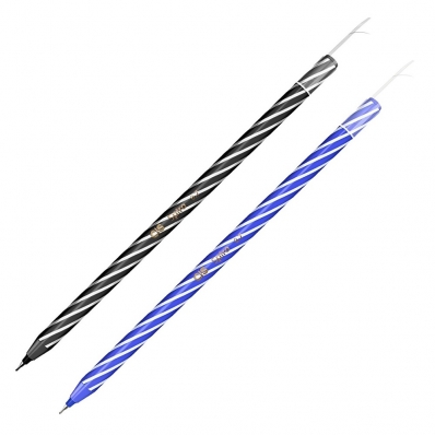 Kit Premium de Canetas Spiro : Precisão 0.7mm - Preto/Azul - 17.5cm.  C/ 2 Canetas