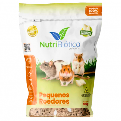 NUTRIBIÓTICA PEQUENOS ROEDORES SUPER PREMIUM - 500 G