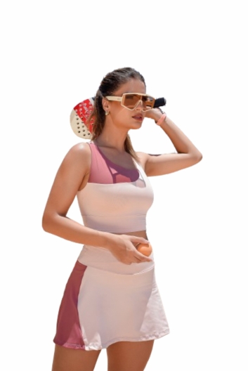 CONJUNTO DO CORPO BEACH TENNIS - FEMININO