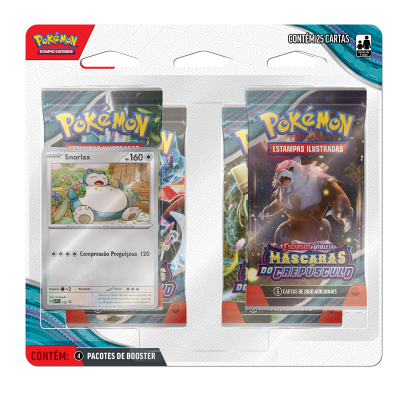 POKEMON EV6 MASCARAS DO CREPUSCULO QUADRI PACK SNORLAX