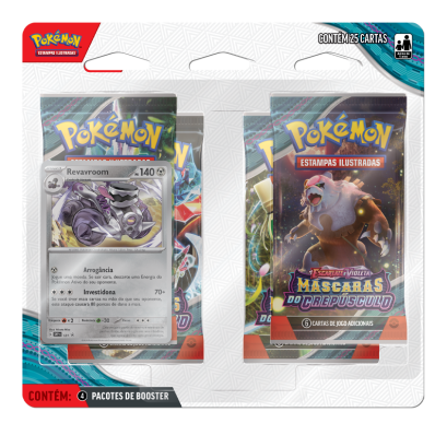 POKEMON EV6 MASCARAS DO CREPUSCULO QUADRU PACK REVAVROOM