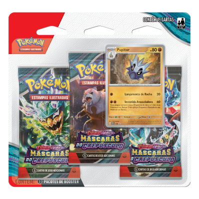 POKEMON EV6 MASCARAS DO CREPUSCULO TRIPLO PACK PUPITAR