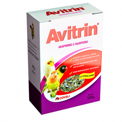 AVITRIN ALIMENTO PARA CALOPSITAS E AGAPORNIS 500 g