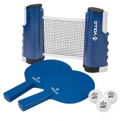 Kit Tênis De Mesa Ping Pong Raquetes Bolas Rede Vollo