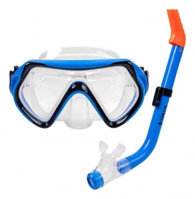 Kit Mergulho Máscara E Snorkel Vollo Infantil Natação Junior