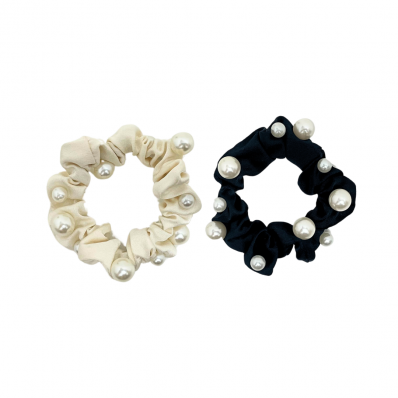 Scrunchie Pérolas