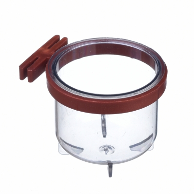 PORTA VITAMINAS SUPER TRINCAO FUMÊ COM PRESILHA COBRE
