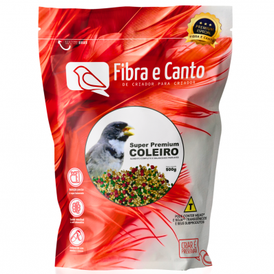 FIBRA E CANTO COLEIRO SUPER PREMIUM - 500 G