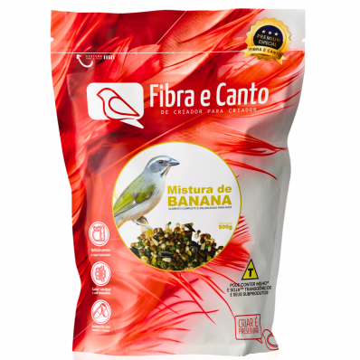 FIBRA E CANTO TRINCA FERRO MISTURA DE BANANA - 500 G