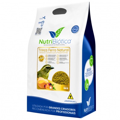 NUTRIBIÓTICA EXTRUSADA TRINCA FERRO NATURAL - 5 KG