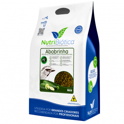 NUTRIBIÓTICA PASSERIFORMES NATURE ABOBRINHA - 5 KG