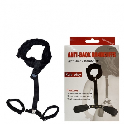 Algema de Contenção com Coleira ? ANTI-BACK HANDCUFFS ? SD-045