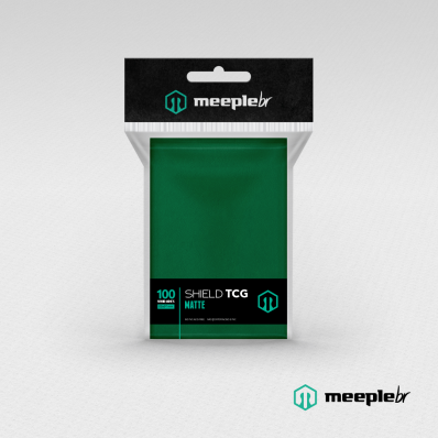 SLEEVES MEEPLEBR TCG MATTE 100 VERDE